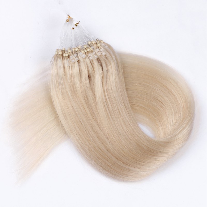 Hot Selling High Quality Micro Loop Hair Extension Blonde Color Wholesale Micro Ring Extension